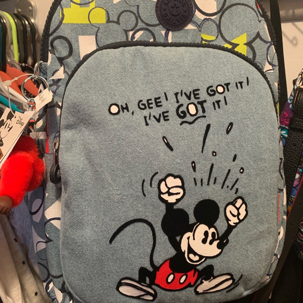 NWT Kipling Mickey 90th Birthday Backpack